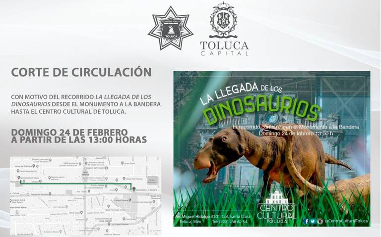 Impactarán dinosaurios en calles de Toluca - El Sol de Toluca | Noticias  Locales, Policiacas, sobre México, Edomex y el Mundo