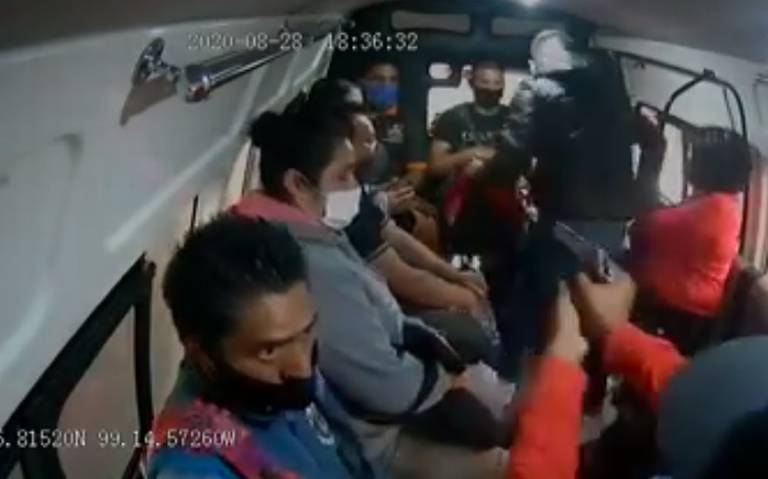 VIDEO) Disparan a pasajero durante asalto en transporte pÃºblico de  Naucalpan - El Sol de Toluca | Noticias Locales, Policiacas, sobre MÃ©xico,  Edomex y el Mundo